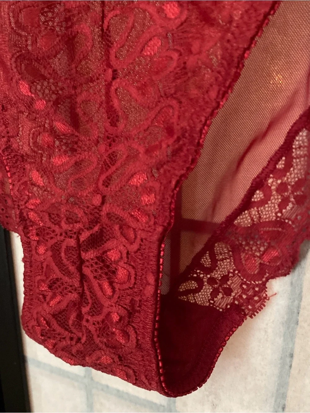 Ashley Stewart VTG Y2K NWT PANTIES Wom PLUS 9 Stretch Lace Hipster Approx 33”W